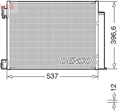 Condenser, air conditioning DENSO DCN46032