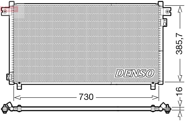DENSO DCN46033 Condenser, air conditioning