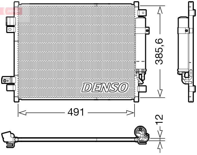 DENSO DCN46034 Condenser, air conditioning