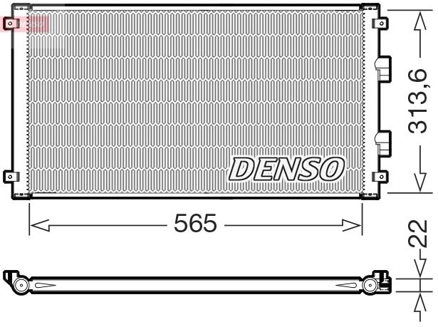 DENSO DCN46039 Condenser, air conditioning