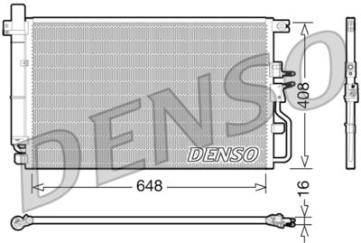 Condenser, air conditioning DENSO DCN47003