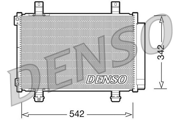 DENSO DCN47005 Condenser, air conditioning