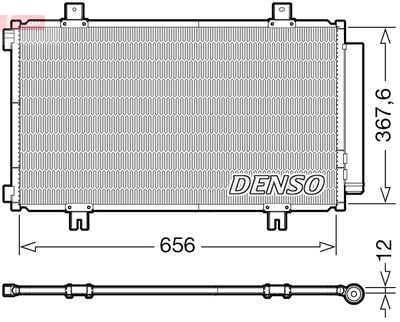 Condenser, air conditioning DENSO DCN47009