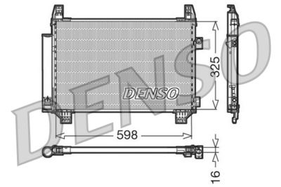 Condenser, air conditioning DENSO DCN50007