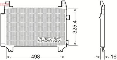Condenser, air conditioning DENSO DCN50029