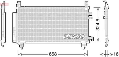 Condenser, air conditioning DENSO DCN50046