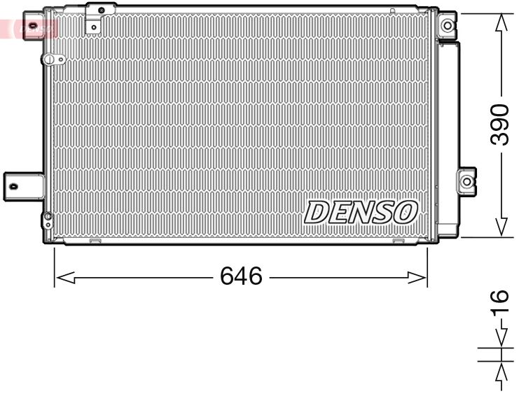 DENSO DCN50049 Condenser, air conditioning