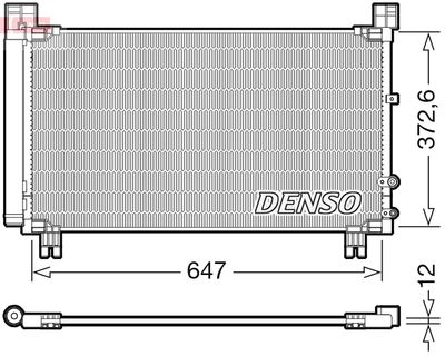Condenser, air conditioning DENSO DCN50053