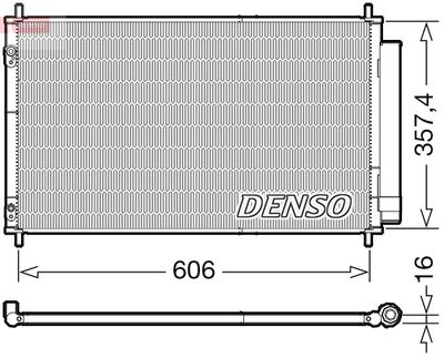 Condenser, air conditioning DENSO DCN50058