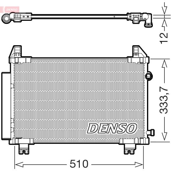 DENSO DCN50062 Condenser, air conditioning