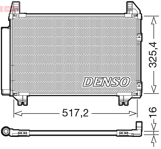 DENSO DCN50101 Condenser, air conditioning