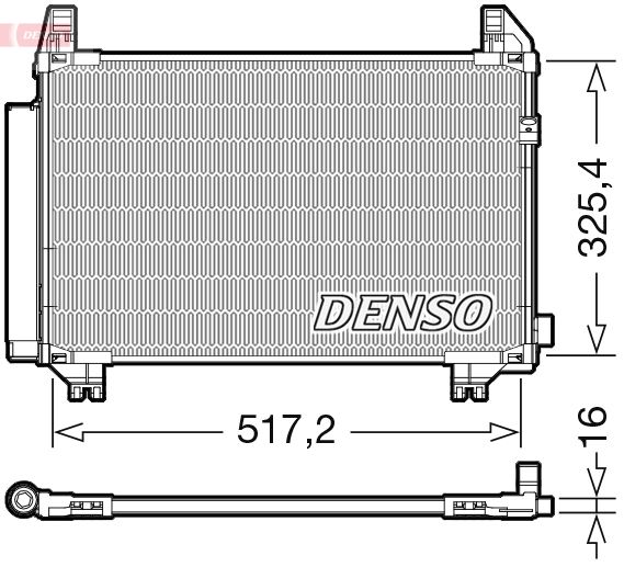 DENSO DCN50107 Condenser, air conditioning