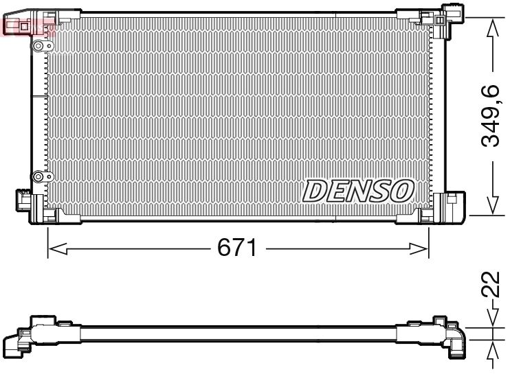 DENSO DCN50114 Condenser, air conditioning