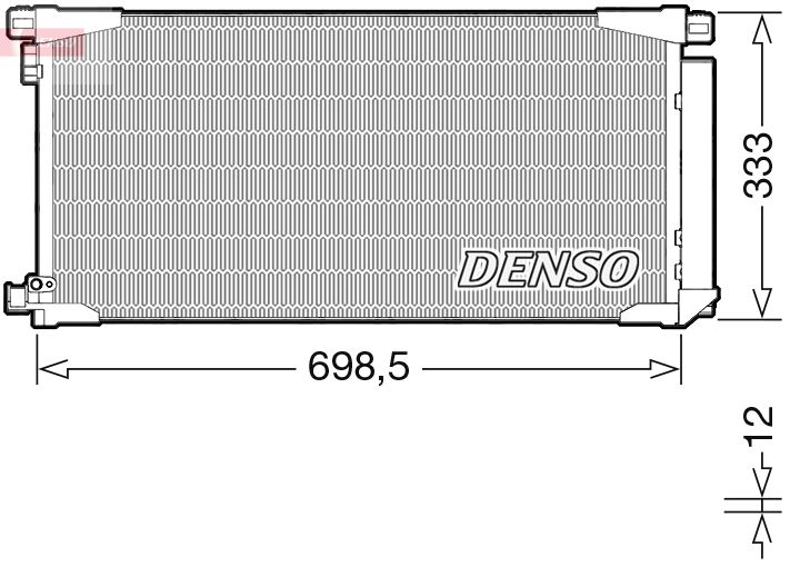 DENSO DCN50115 Condenser, air conditioning
