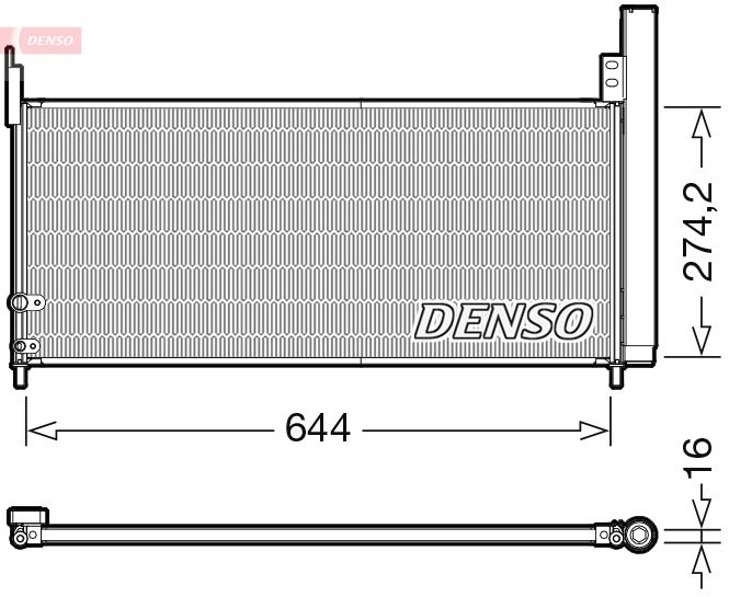 DENSO DCN50116 Condenser, air conditioning