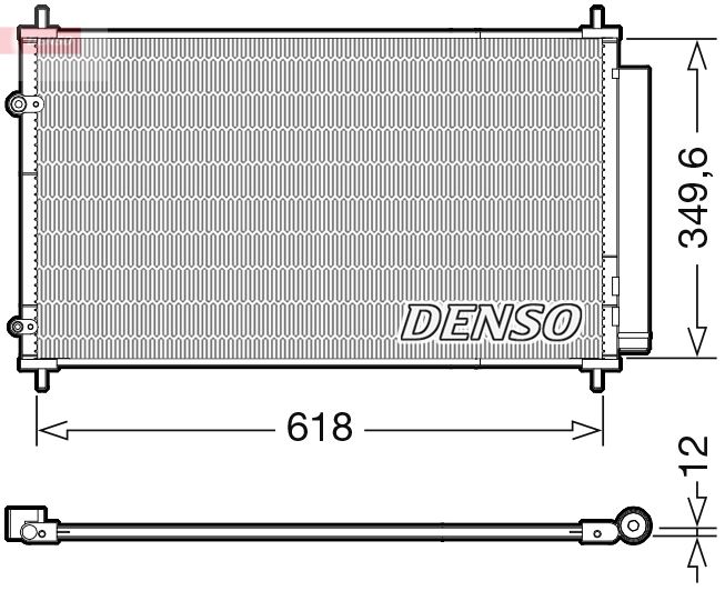 DENSO DCN50117 Condenser, air conditioning