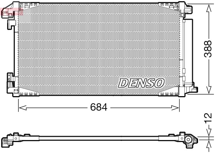 DENSO DCN50119 Condenser, air conditioning