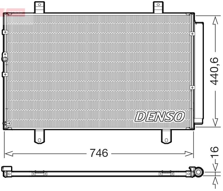 DENSO DCN50127 Condenser, air conditioning