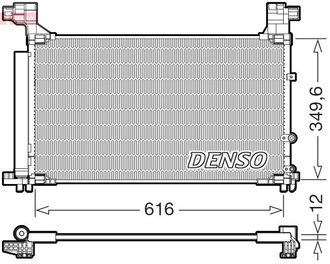 DENSO DCN50132 Condenser, air conditioning