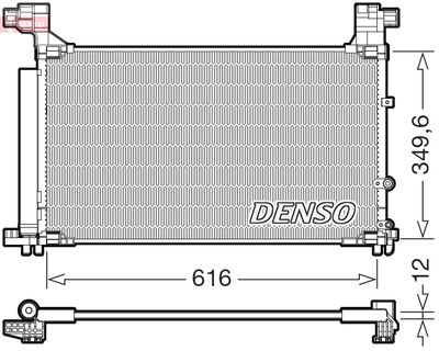 Condenser, air conditioning DENSO DCN50132
