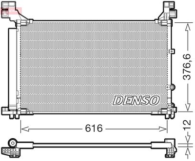 Condenser, air conditioning DENSO DCN50133