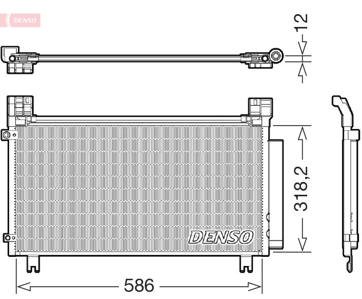 DENSO DCN50134 Condenser, air conditioning