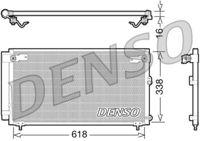 Condenser, air conditioning DENSO DCN51006