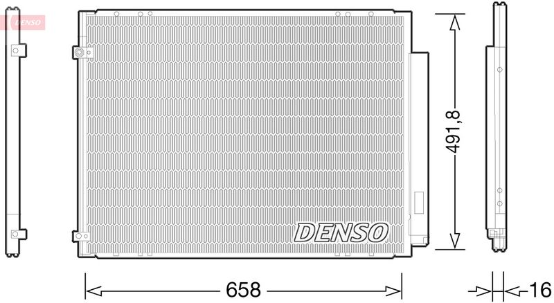 DENSO DCN51010 Condenser, air conditioning