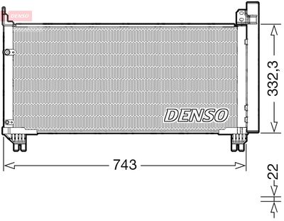 Condenser, air conditioning DENSO DCN51014