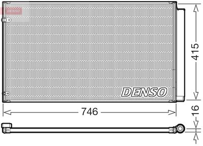 Condenser, air conditioning DENSO DCN51017