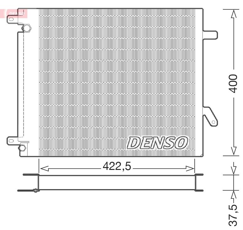 DENSO DCN99000 Condenser, air conditioning