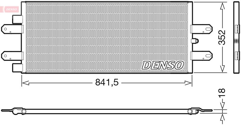 DENSO DCN99053 Condenser, air conditioning