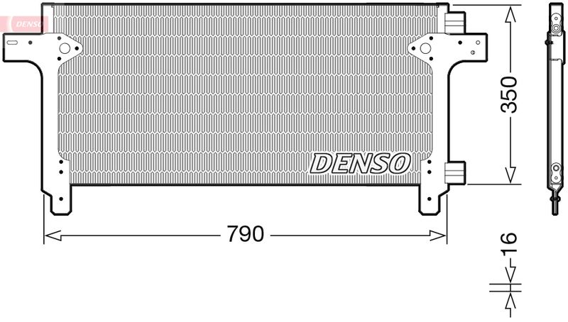 DENSO DCN99063 Condenser, air conditioning