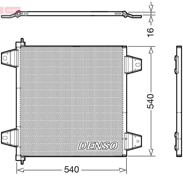 DENSO DCN99065 Condenser, air conditioning