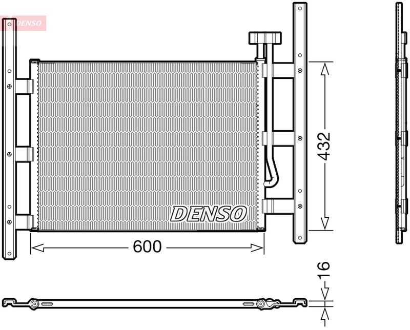 DENSO DCN99067 Condenser, air conditioning