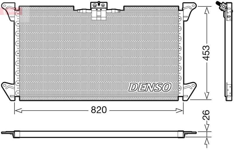 DENSO DCN99075 Condenser, air conditioning