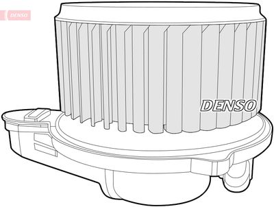 Interior Blower DENSO DEA02006