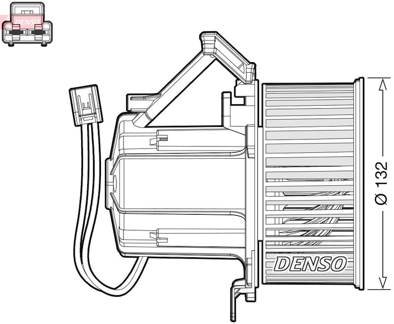 DENSO DEA02008 Interior Blower