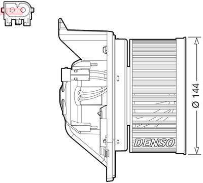 Interior Blower DENSO DEA05005