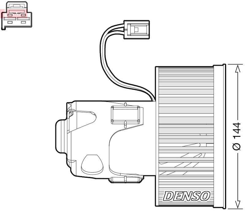 DENSO DEA05008 Interior Blower