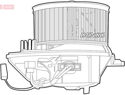 Interior Blower DENSO DEA07004