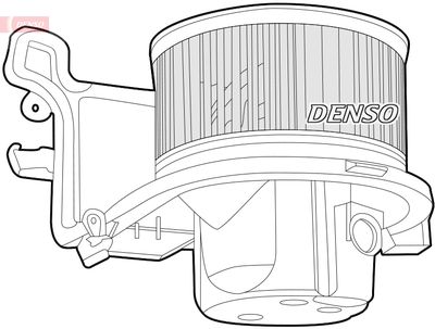 Interior Blower DENSO DEA07006