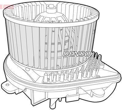 Interior Blower DENSO DEA07014