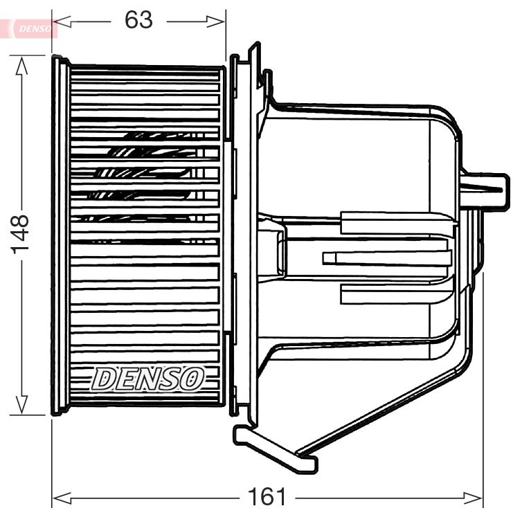 DENSO DEA07027 Interior Blower