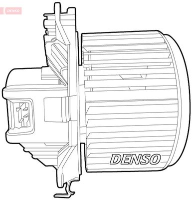 Interior Blower DENSO DEA09070