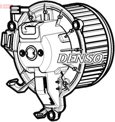 Interior Blower DENSO DEA12006