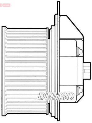 Interior Blower DENSO DEA13001