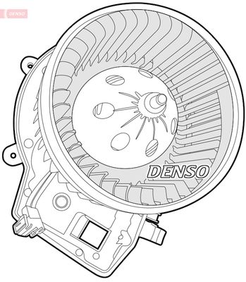Interior Blower DENSO DEA17001