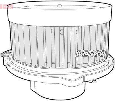 Interior Blower DENSO DEA17014