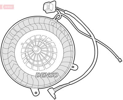 Interior Blower DENSO DEA17015